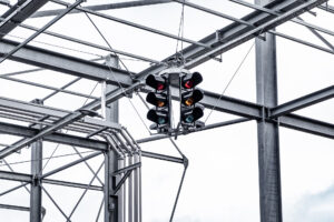 Traffic light irrigation test track