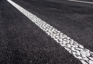 Structural marking test track Swarco