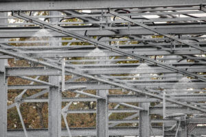 Test track irrigation ADAS tests