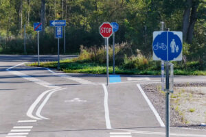 Test track Cityzone traffic signs