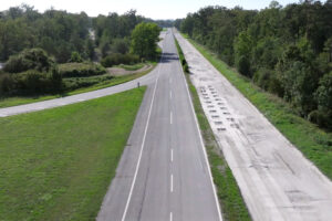 Test track main carriageway two-lane